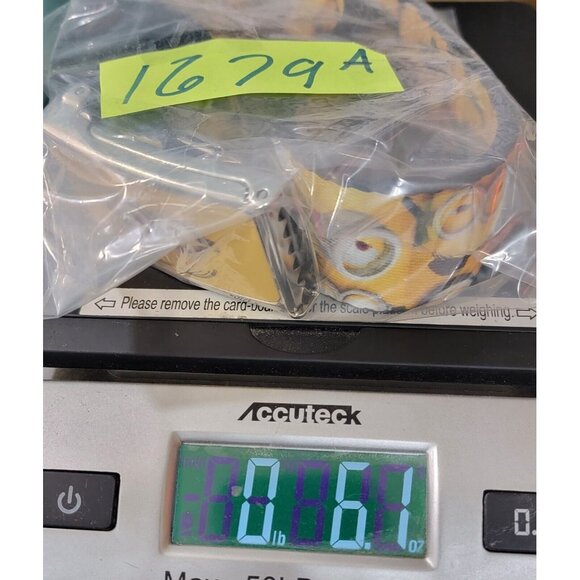 Despicable Me Minion Dave Face Unisex Buckle Belt Yellow‎ Graphic Print 49.25" - Picture 8 of 8